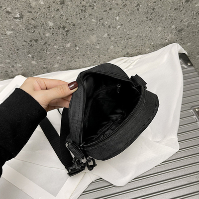 OXFORD SIMPLE RÓPELA Casual BOLSA CROSSBODY MEN'S SIMPLE SOLID COLOR TELÉFONO MÓVIL BOLSA COM UM ÚNICO ESPALHO