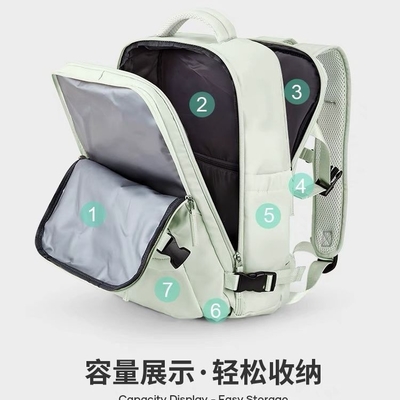 Simples viagem mochila de mulher grande capacidade grande peso leve bagagem multifuncional mochila curta viagem pobre viagem