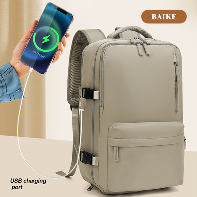 Simples viagem mochila de mulher grande capacidade grande peso leve bagagem multifuncional mochila curta viagem pobre viagem