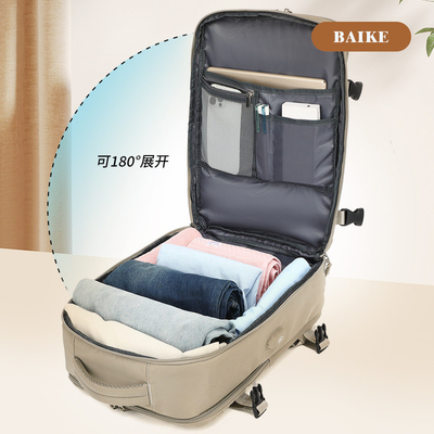Simples viagem mochila de mulher grande capacidade grande peso leve bagagem multifuncional mochila curta viagem pobre viagem