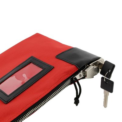 Bolsas de banco com fechadura e chaves resistentes à água Espaço grande para moedas de dinheiro Joias e cartões importantes Facil de transportar