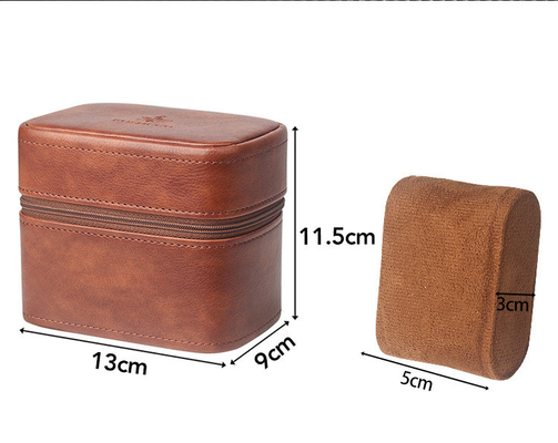 TWO WATCH COLLECTION JEWELRY BOX Transfronteiriça CARTÃO DE armazenamento de couro de vaca
