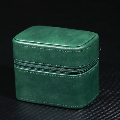 TWO WATCH COLLECTION JEWELRY BOX Transfronteiriça CARTÃO DE armazenamento de couro de vaca