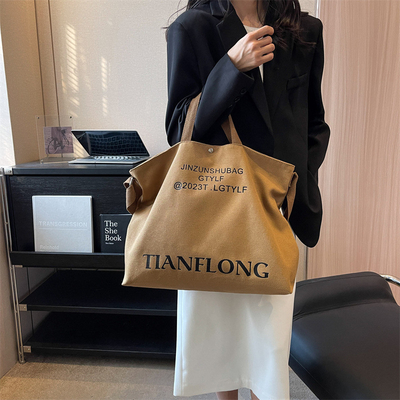 CANVAS TOTE BAG STREET FASHION GROSA Capacidade BALSA DE OLHO Classe masculina e feminina BALSA CROSSBODY BALSA DE VESTIMENTO BALSA DE VESTIMENTO