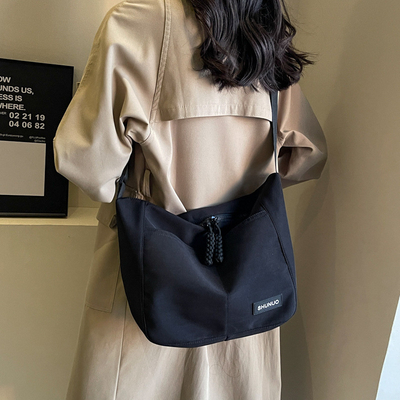 CANVAS TOTE BAG STREET FASHION GROSA Capacidade BALSA DE OLHO Classe masculina e feminina BALSA CROSSBODY BALSA DE VESTIMENTO BALSA DE VESTIMENTO