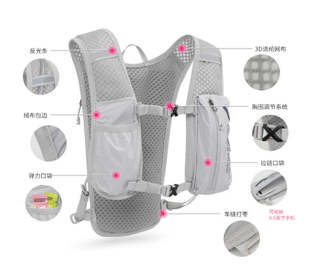 CICLISMO BALSA DE CORRER 5L ESPORTOS ALÁ DO LAR DE PESO LIGERAS mochila masculina e feminina maratona de cross-country mochila de equitação