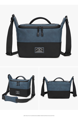 Transfronteiriço NOVO PU SINGLE SHOULDER CAMERA CROSSBODY BAGA SLR CAMERA BAGA FOTÓGRAFIA CAMERA DIGITAL BAGA LENSA BAGA DE armazenamento