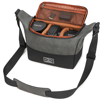 Transfronteiriço NOVO PU SINGLE SHOULDER CAMERA CROSSBODY BAGA SLR CAMERA BAGA FOTÓGRAFIA CAMERA DIGITAL BAGA LENSA BAGA DE armazenamento