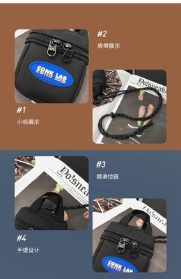 Saco de fones de ouvido, saco pendurado, mini bolsa de moedas, saco de cartão, saco de chave, saco de corpo cruzado, saco de moda para homens, saco decorativo, saco pendurado pequeno.