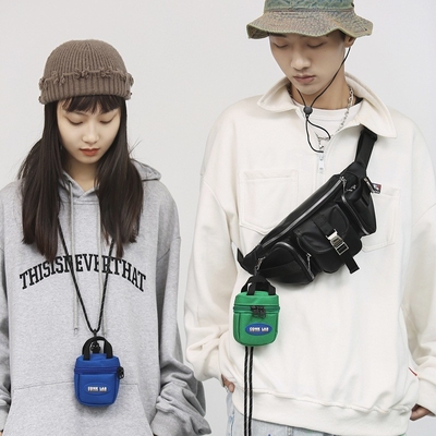 Saco de fones de ouvido, saco pendurado, mini bolsa de moedas, saco de cartão, saco de chave, saco de corpo cruzado, saco de moda para homens, saco decorativo, saco pendurado pequeno.