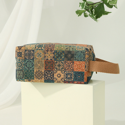 Impressão de madeira VINTAGE TRUE CORK MONEY PURSE BORSE BORK PRINT MONEY BAG KEY SMALL SQUARE BAG NOSTALGIA BAG