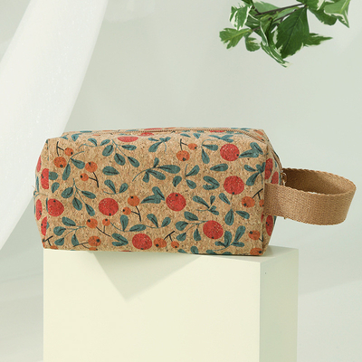Impressão de madeira VINTAGE TRUE CORK MONEY PURSE BORSE BORK PRINT MONEY BAG KEY SMALL SQUARE BAG NOSTALGIA BAG