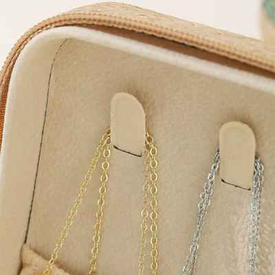 ORIGINAL PREMIUM CORK JEWELRY BOX PORTABLE VIAJES OURRINGS RING COLLACES Caixa de armazenamento