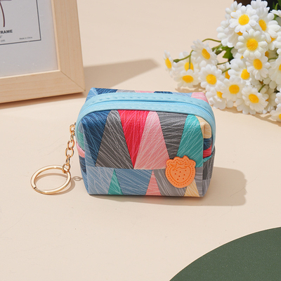 MINI SIMPLE ZIPPER COMPACTA VERSÃO CORREIA Estudante LINDO GIRL Coração Cartão Chave Moeda Pequena Carteira