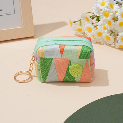 MINI SIMPLE ZIPPER COMPACTA VERSÃO CORREIA Estudante LINDO GIRL Coração Cartão Chave Moeda Pequena Carteira
