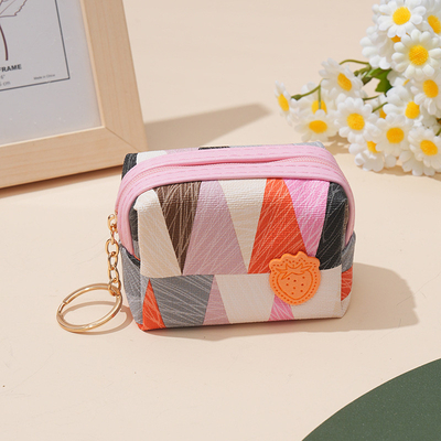 MINI SIMPLE ZIPPER COMPACTA VERSÃO CORREIA Estudante LINDO GIRL Coração Cartão Chave Moeda Pequena Carteira