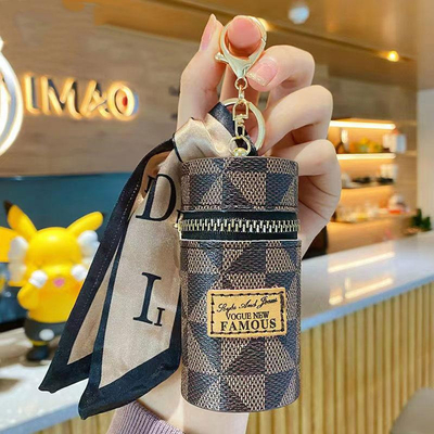2024 NUEVO COLOR GEOMETRICO CONTRAST COMPACTO Saco Moeda Saco Pendente Fone de Ouvido Saco Boca Envelope Vermelho MINI Chave