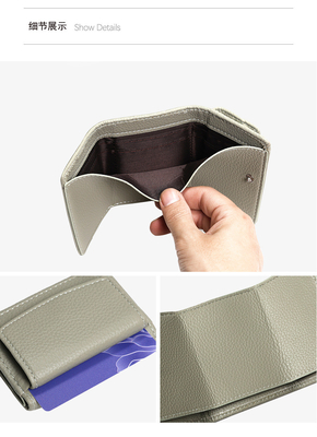 Carteira de mulher bolsa de troca bolsa de dinheiro carteira de clip