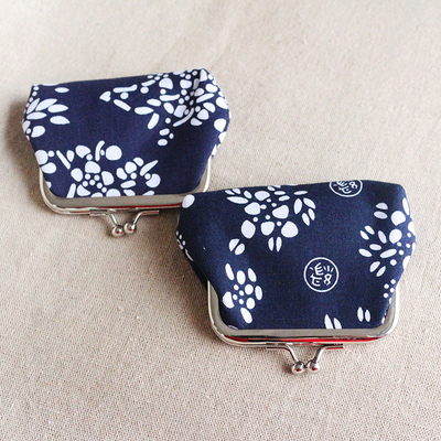 Estilo étnico bolsa de moedas batik MINI BUCKLE bolsa pequena bolsa de moedas feminino