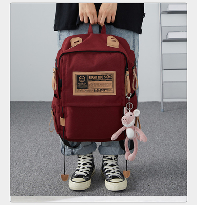 Mochila masculina Mochila feminina Estudantes universitários Design simples Sensação NICHE