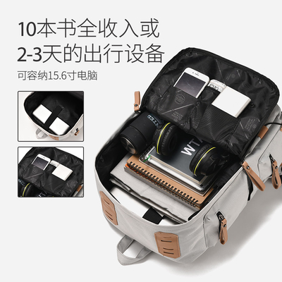 Mochila masculina Mochila feminina Estudantes universitários Design simples Sensação NICHE