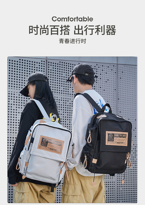 Mochila masculina Mochila feminina Estudantes universitários Design simples Sensação NICHE