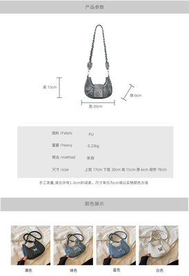 Popular nova bolsa de design de nicho moda feminina estilo estrangeiro bolso borboleta sentido avançado de todos os ombros bolsa de baixo braço