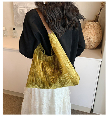 Novo estilo chinês de grande capacidade saco de axila tendência nova moda medieval saco de ombro feminino menoridade viajante Tote saco