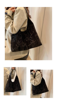Novo estilo chinês de grande capacidade saco de axila tendência nova moda medieval saco de ombro feminino menoridade viajante Tote saco