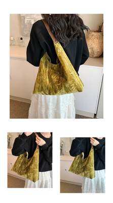 Novo estilo chinês de grande capacidade saco de axila tendência nova moda medieval saco de ombro feminino menoridade viajante Tote saco