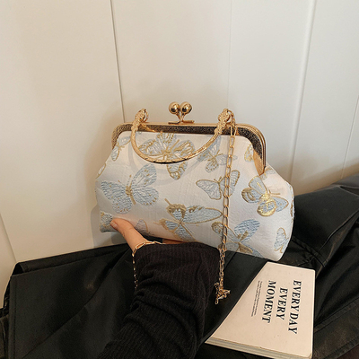 NOVA BOLSA DE JANETAS CHEONGSAM DE ESTILO CHINESE PARA MUJERES 2024 Primavera/Verão NOVA BOLSA DE MANOS