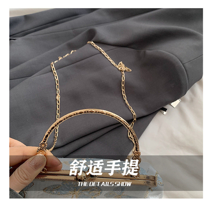NOVA BOLSA DE JANETAS CHEONGSAM DE ESTILO CHINESE PARA MUJERES 2024 Primavera/Verão NOVA BOLSA DE MANOS