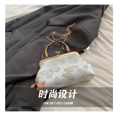 NOVA BOLSA DE JANETAS CHEONGSAM DE ESTILO CHINESE PARA MUJERES 2024 Primavera/Verão NOVA BOLSA DE MANOS