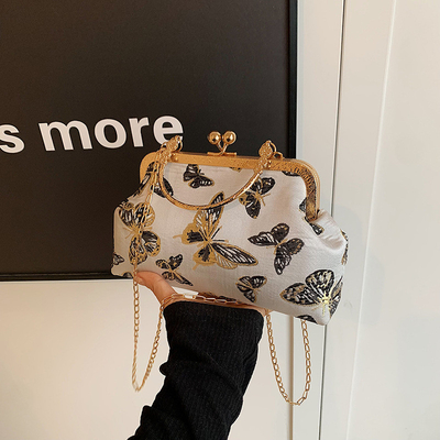 NOVA BOLSA DE JANETAS CHEONGSAM DE ESTILO CHINESE PARA MUJERES 2024 Primavera/Verão NOVA BOLSA DE MANOS