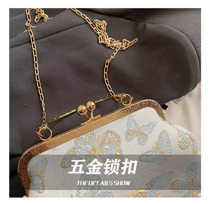 NOVA BOLSA DE JANETAS CHEONGSAM DE ESTILO CHINESE PARA MUJERES 2024 Primavera/Verão NOVA BOLSA DE MANOS