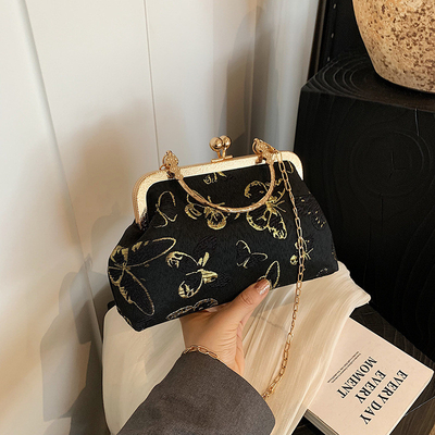 NOVA BOLSA DE JANETAS CHEONGSAM DE ESTILO CHINESE PARA MUJERES 2024 Primavera/Verão NOVA BOLSA DE MANOS