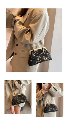 NOVA BOLSA DE JANETAS CHEONGSAM DE ESTILO CHINESE PARA MUJERES 2024 Primavera/Verão NOVA BOLSA DE MANOS