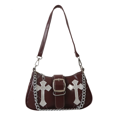 Bolsa de baixo de braço de alta qualidade nova moda de outono e inverno para mulheres moda de nicho tudo retro cadeia de passageiros ombro e costas
