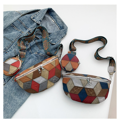 Outono e Inverno RETRO BOLSA CROSSBODY BOLSA FEMENAL BOLSA DE MODA BÓSICO CROSSBODY BOLSA NOVO NICHE DESIGN TELÉFONO MÓVIL FAN RETRO