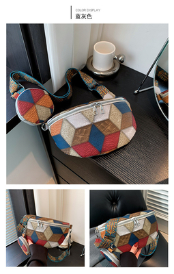 Outono e Inverno RETRO BOLSA CROSSBODY BOLSA FEMENAL BOLSA DE MODA BÓSICO CROSSBODY BOLSA NOVO NICHE DESIGN TELÉFONO MÓVIL FAN RETRO