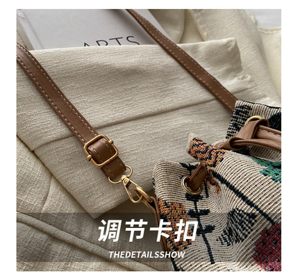 NOVO VENTO NACIONAL CHINESE MANCHILHA BUCKET BAGA SIMPLE moda tendência verão NOVO STYLE LINEN de alta qualidade SENSE SINGLE OLHO
