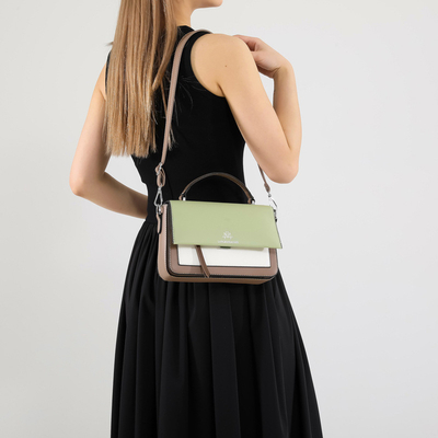 2024 PRIMERA-FEIRA E VERÃO NOVA MODA PEQUEIRA BALSA QUADRADA BALSA SINGLE SHOULDER BALSA COLOR COMPATÍVEL BALSA CROSSBODY