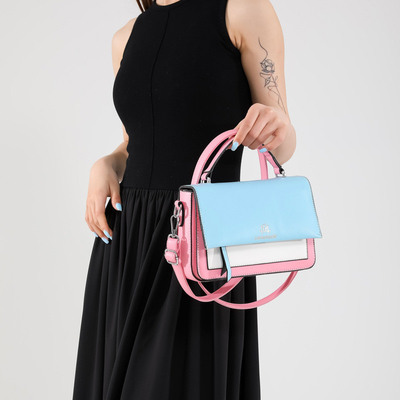 2024 PRIMERA-FEIRA E VERÃO NOVA MODA PEQUEIRA BALSA QUADRADA BALSA SINGLE SHOULDER BALSA COLOR COMPATÍVEL BALSA CROSSBODY