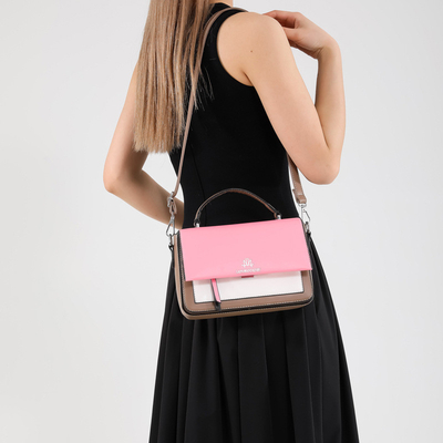 2024 PRIMERA-FEIRA E VERÃO NOVA MODA PEQUEIRA BALSA QUADRADA BALSA SINGLE SHOULDER BALSA COLOR COMPATÍVEL BALSA CROSSBODY