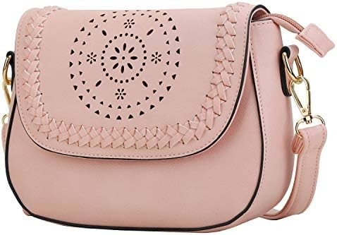 KKXIU Bolsas Crossbody para Mulheres Bolsas ocas com Faixa Ajustável