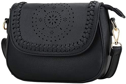 KKXIU Bolsas Crossbody para Mulheres Bolsas ocas com Faixa Ajustável