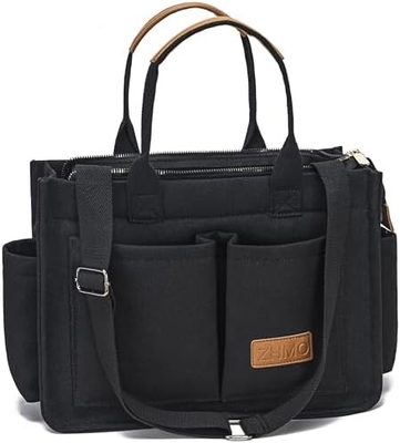 Sacos de mão para mulheres com bolsos, portátil, bolsas para todo o corpo, tudo, todos os dias, sacos de mão para trabalho, ginásio de praia.
