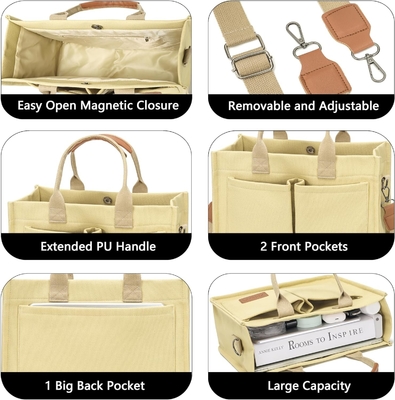 Sacos de mão para mulheres com bolsos, portátil, bolsas para todo o corpo, tudo, todos os dias, sacos de mão para trabalho, ginásio de praia.