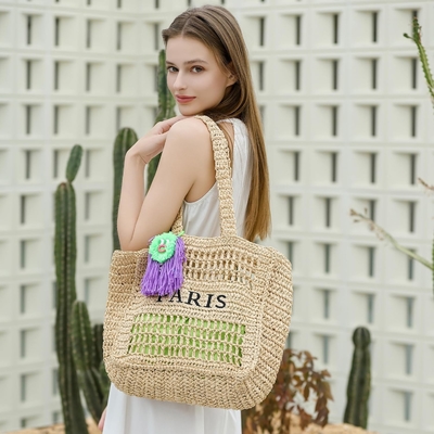 Herald Straw Mesh Beach Tote Bag para Mulheres, Largo Verão Leve Pessoa Pessoa Pessoa Pessoa Pessoa Pessoa Pessoa