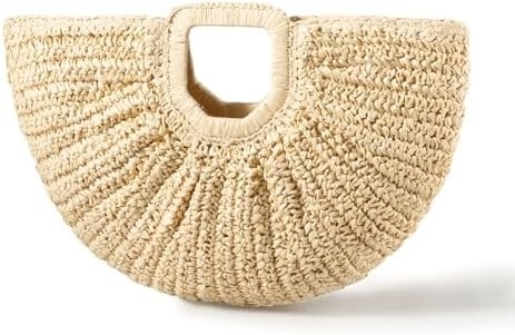 YYW Saco de Tote feito à mão para mulheres, tecido à mão de palha Saco HOBO grande para mulheres